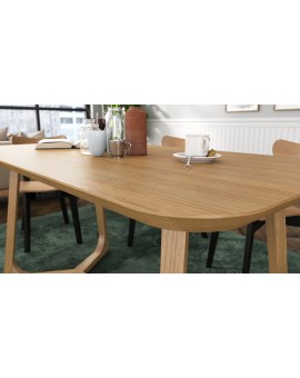 DIVO Natuurlijk Eiken 160x85 cm - HOUTEN TAFEL IN JAPANESE/RETRO/SCANDINAVISCHE STIJL