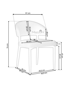 IRIS Zandkleurig beige (stof Victoria A80) - MODERNE GESTOFFEERDE STOEL VOOR WOONKAMER/EETKAMER LOFT